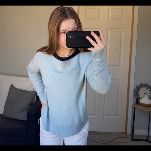 Blue American Eagle Sweater - Picture 7 of 8